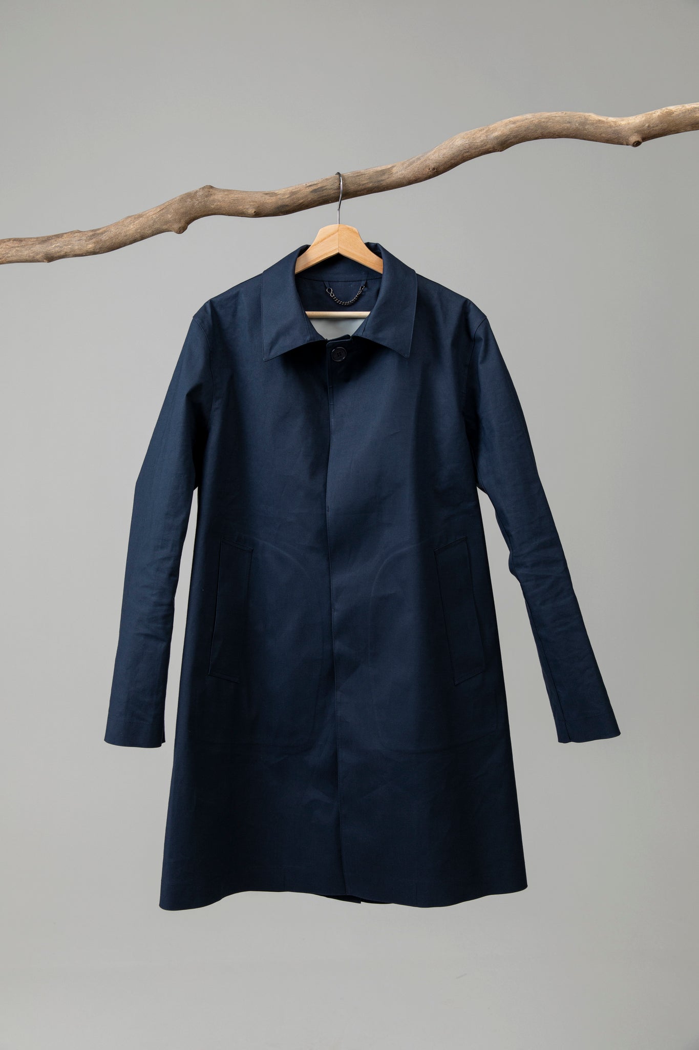 Article 14 men’s overcoat - navy