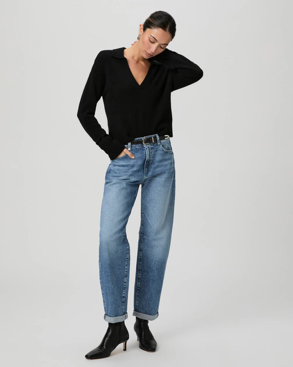 Alexis barrel leg jean - ryland Jeans Paige