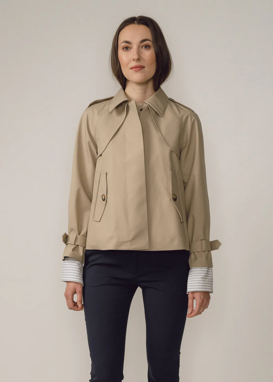 Amelia cropped trench - beige Trench Coats BEIRA