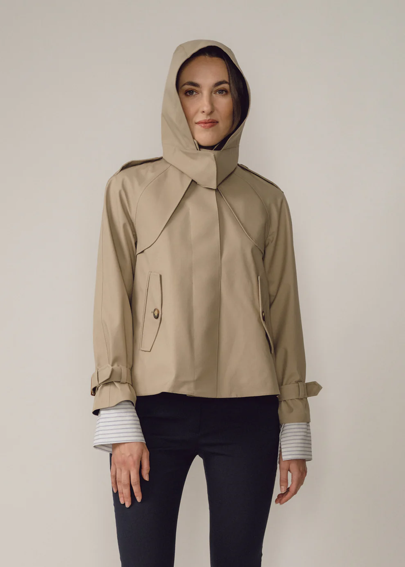 Amelia cropped trench - beige Trench Coats BEIRA