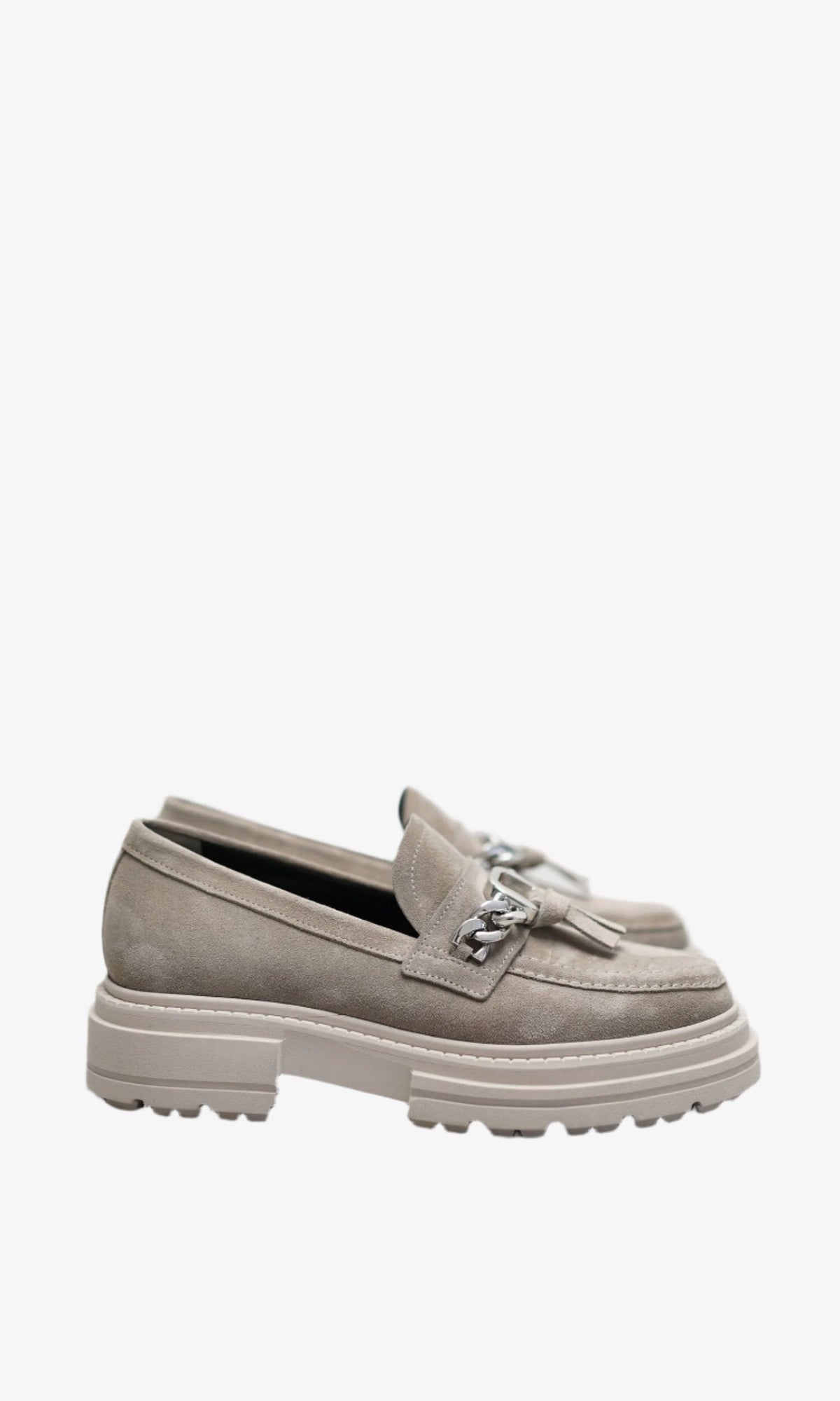 Amira suede loafers - grey Shoes Kennel & Schmenger