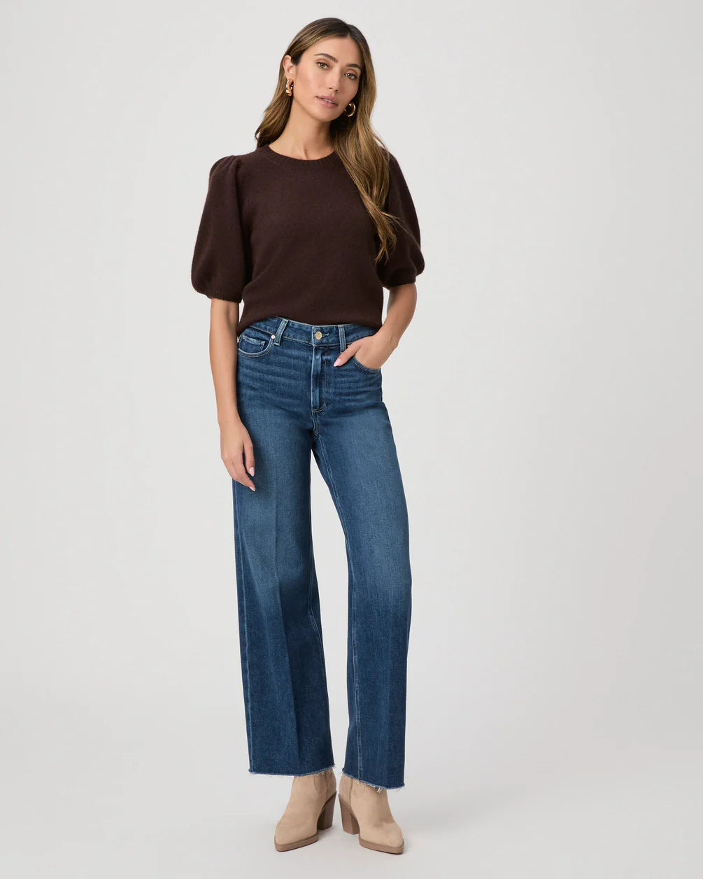 Anessa 31’ raw hem - arpeggio Trousers Paige