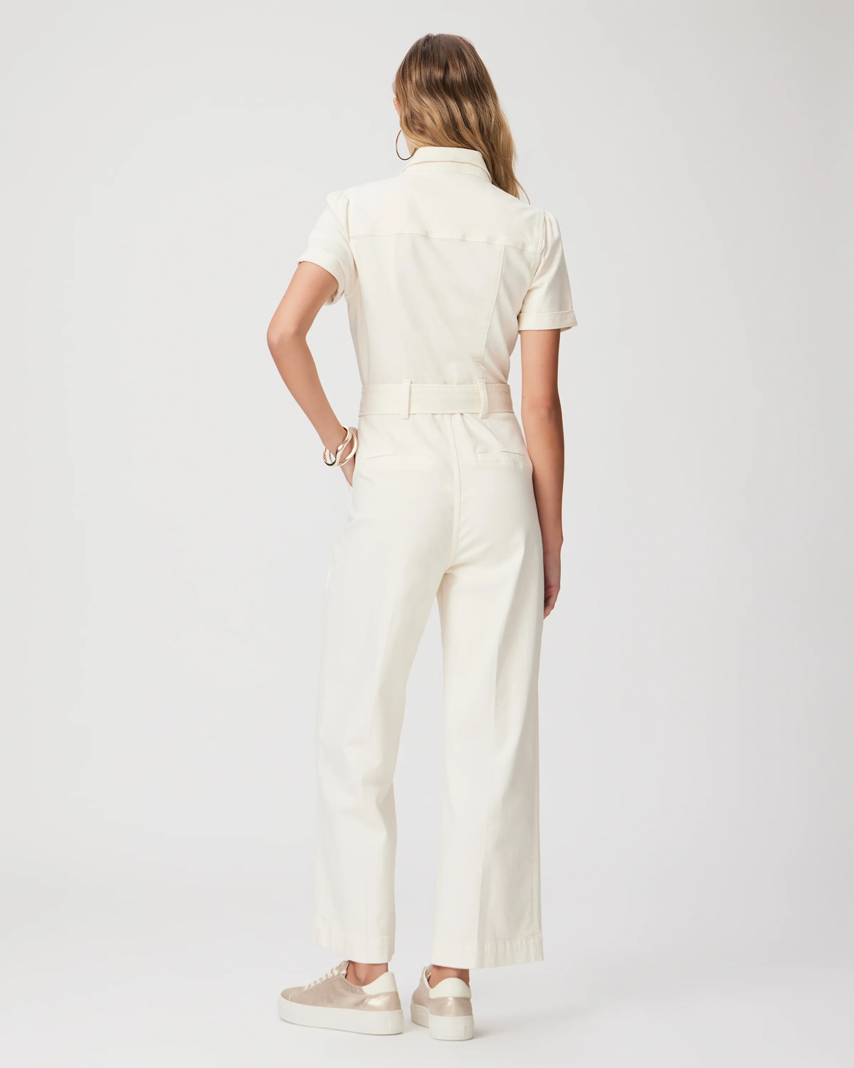 Anessa jumpsuit puff sleeve - quartz sand Jumpsuit PAIGE