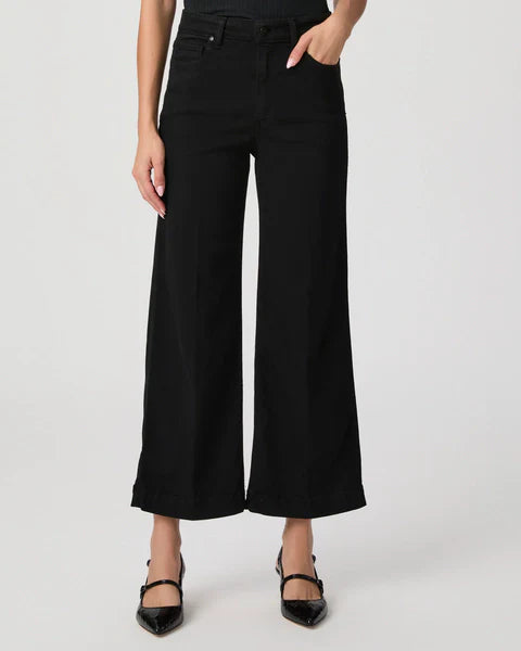 Anessa wide leg jean - black shadow Jeans Paige