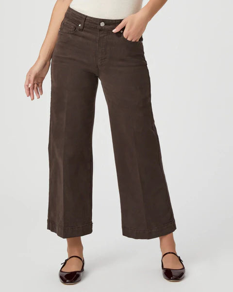 Anessa wide leg jean - rich chocolate Jeans Paige