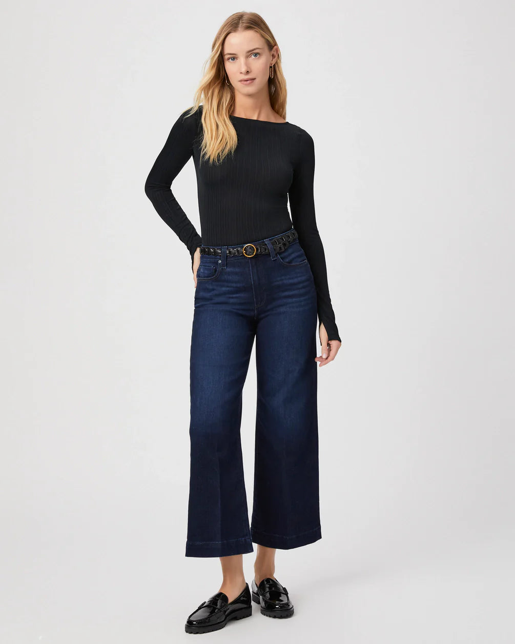 Anessa wide leg jean - starboard Trousers PAIGE