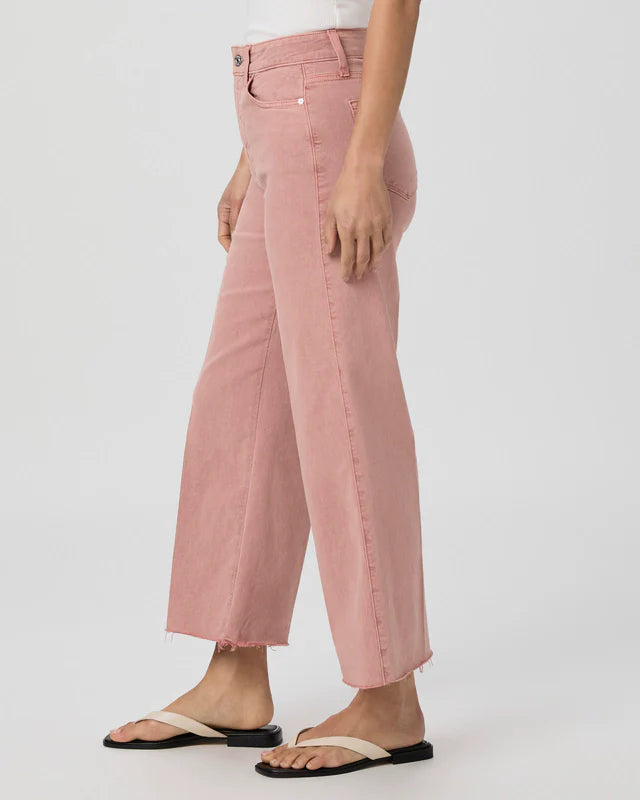 Anessa wide leg jean - vintage rose tint Jeans Paige