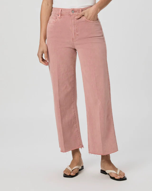 Anessa wide leg jean - vintage rose tint Jeans Paige