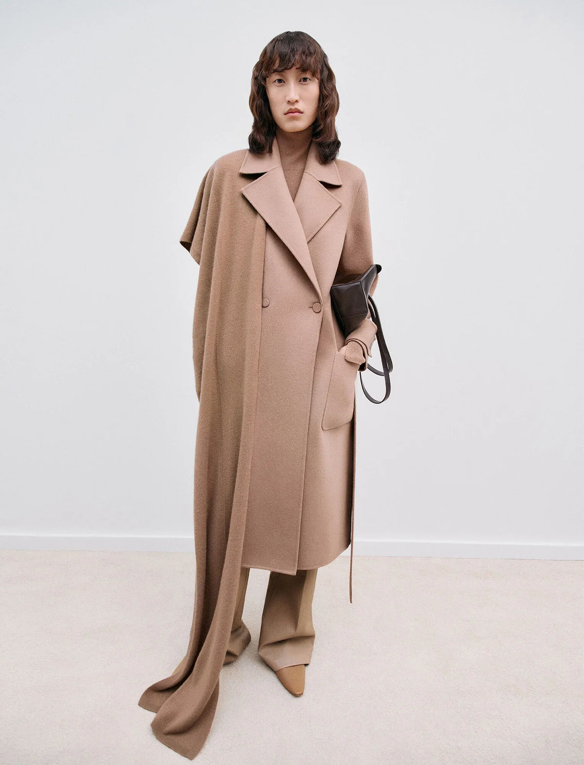 Arline double face cashmere coat - blusher Tailored Coats