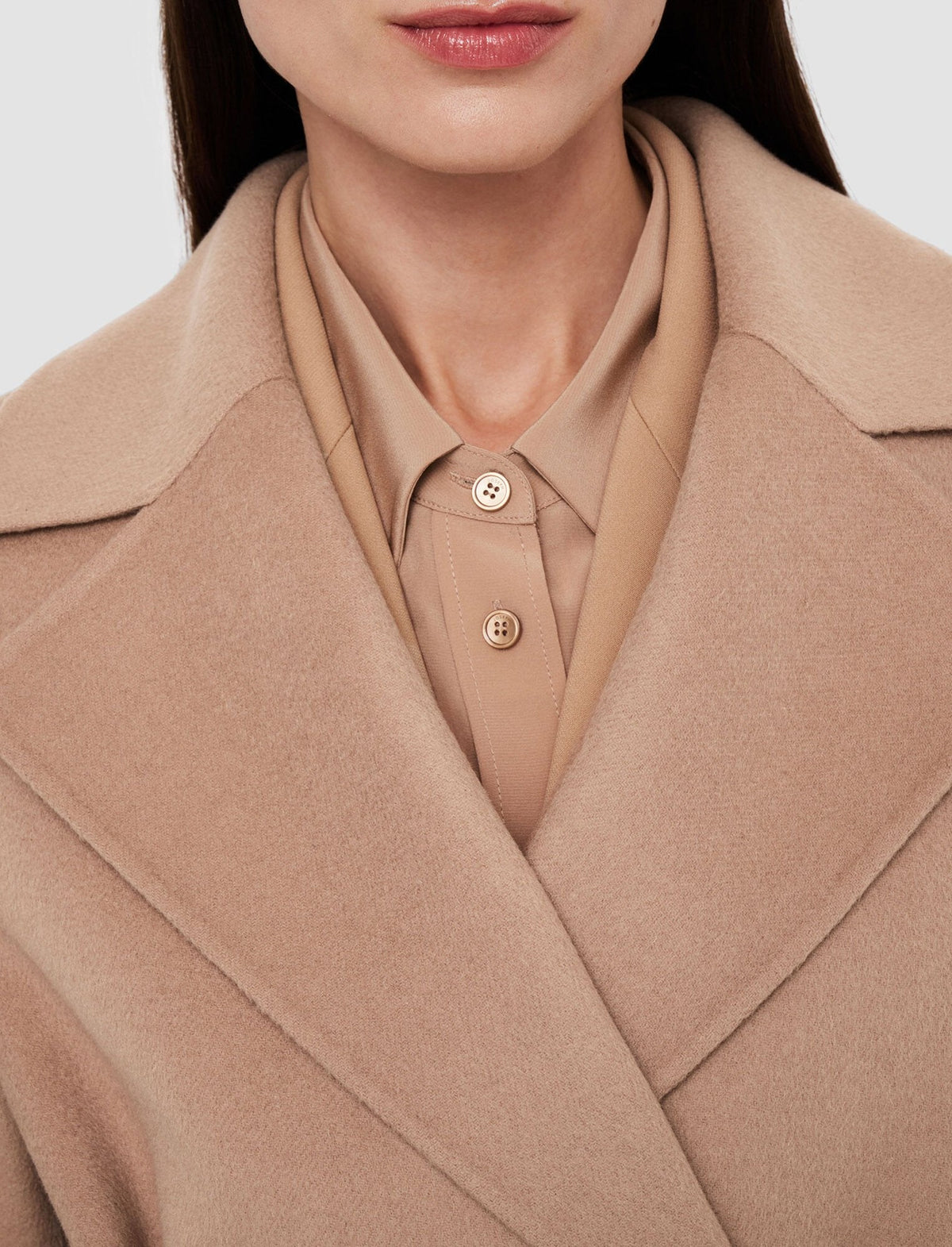 Arline double face cashmere coat - blusher Tailored Coats