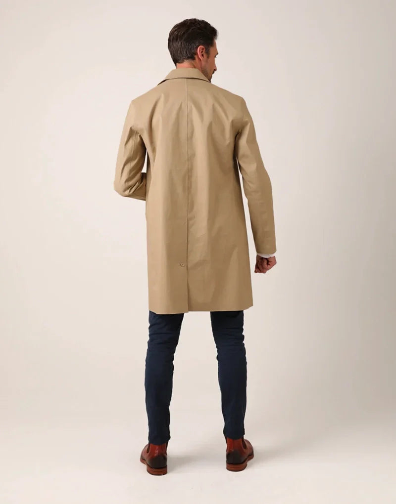 Article 14 men’s overcoat - fawn Outerwear HANCOCK