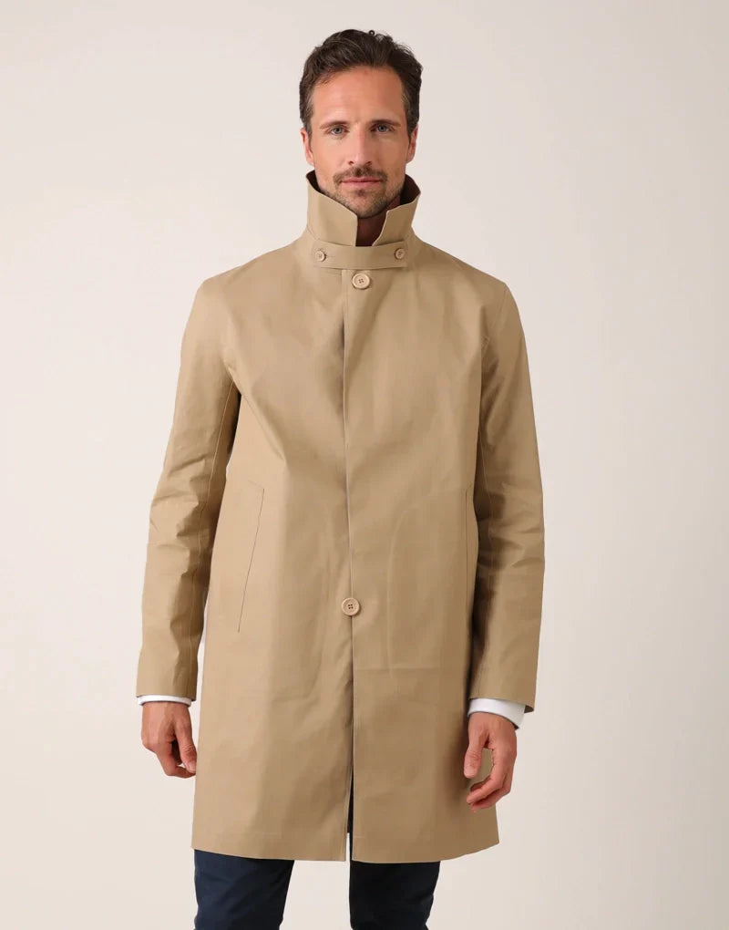 Article 14 men’s overcoat - fawn Outerwear HANCOCK