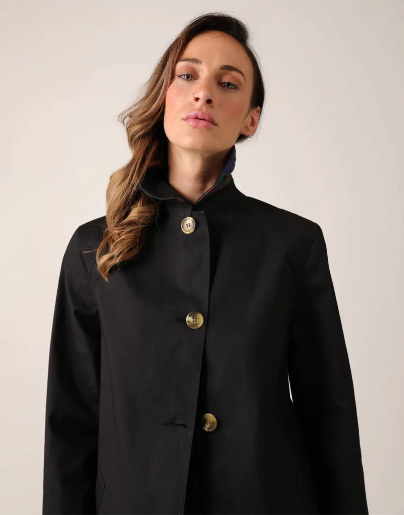 Pea coat black online