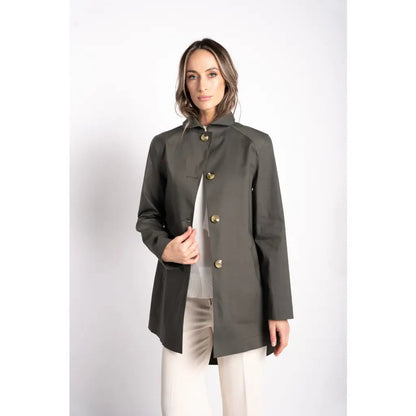 Article 9 Pea Coat - Khaki Tailored Coats HANCOCK