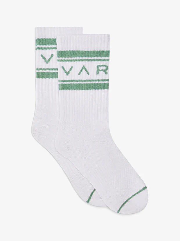 Astley active sock - white / cool sage Socks Varley