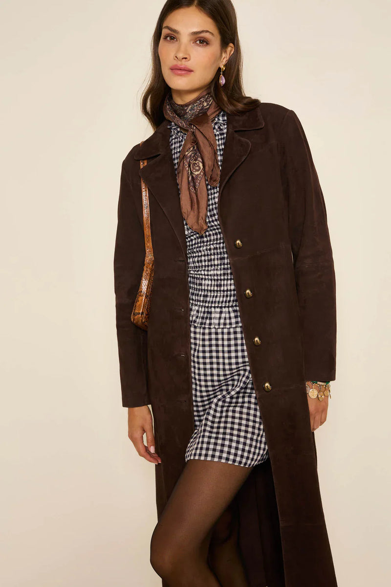 Astraea coat - chocolate Jacket Rixo