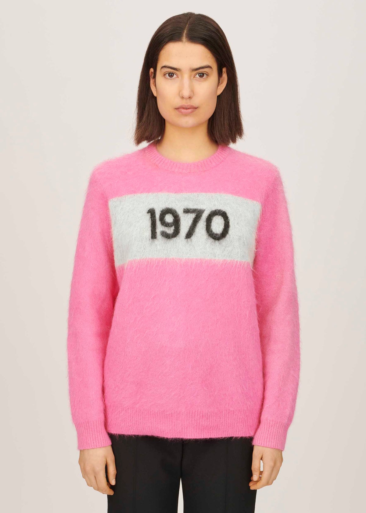 Bella freud 1970 mohair jumper - flamingo pink Knitwear