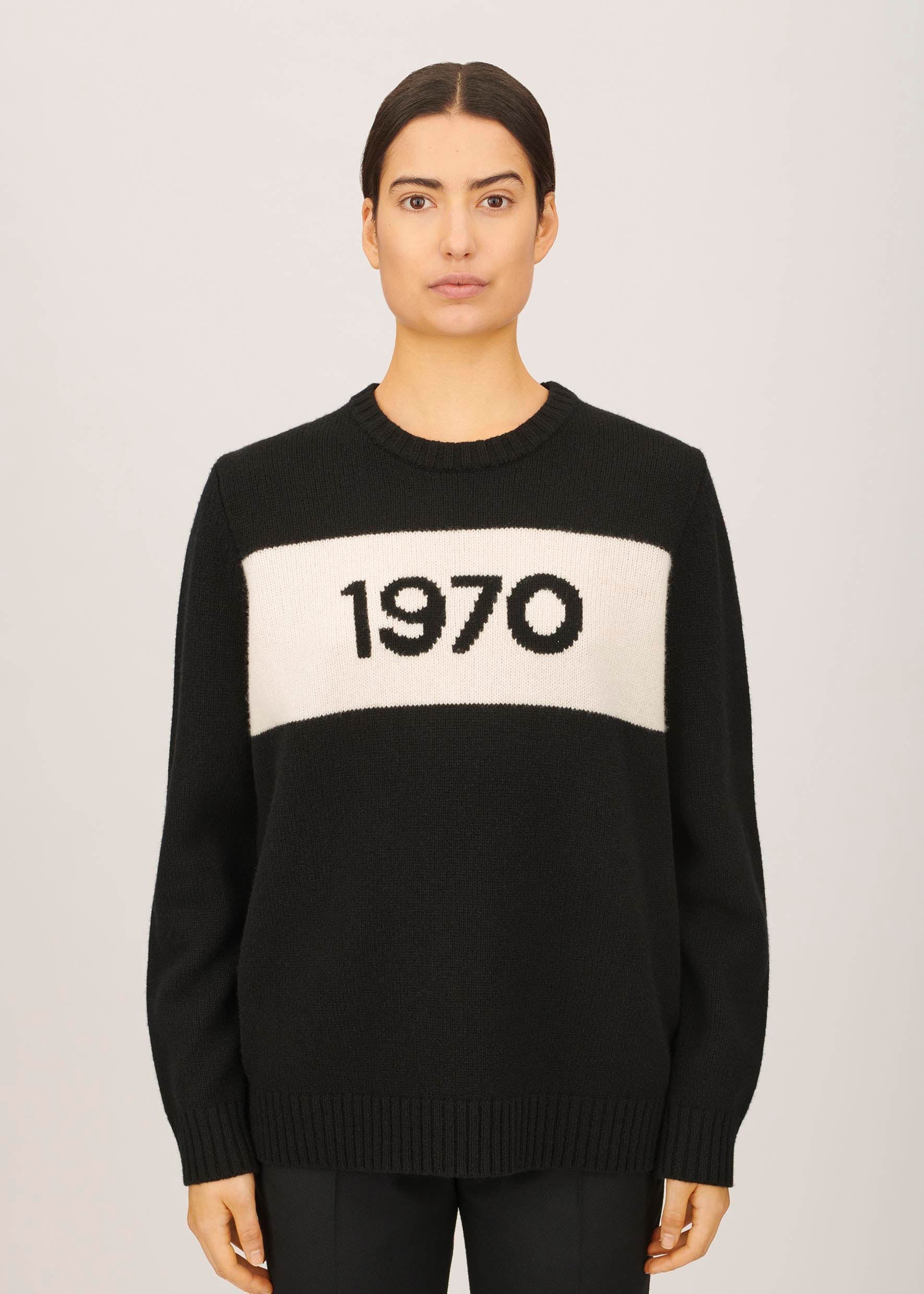 1970 oversized jumper - black Jumpers BELLA FREUD