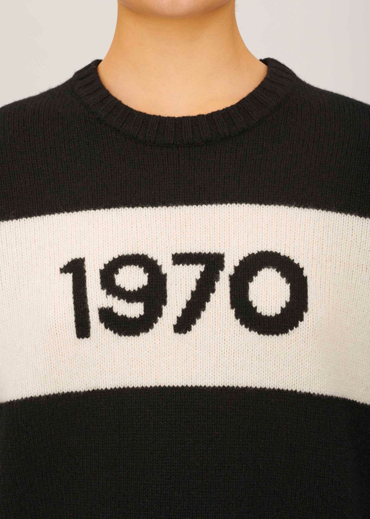 1970 oversized jumper - black Jumpers BELLA FREUD