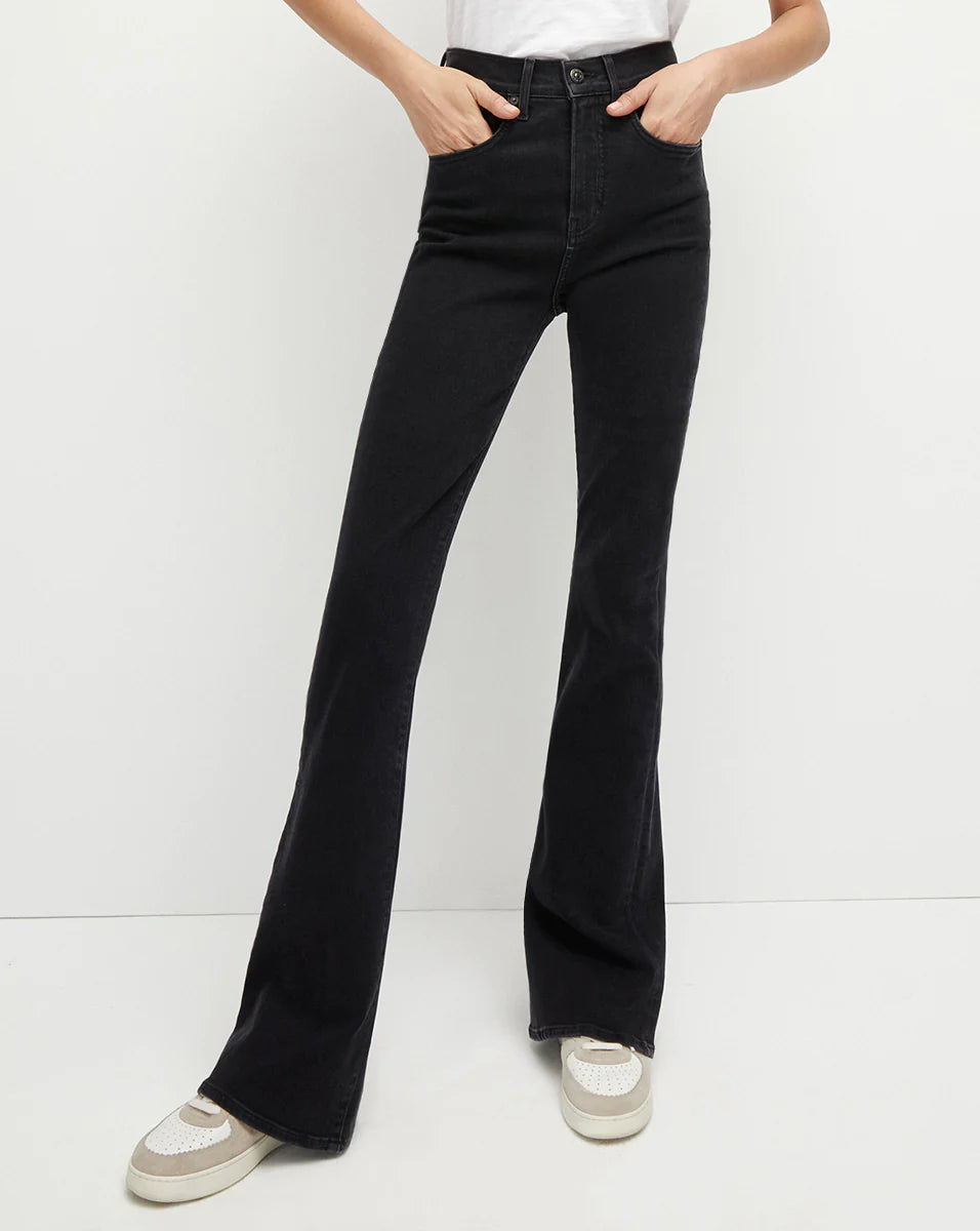 Beverly skinny flare - washed onxy Denim VERONICA BEARD