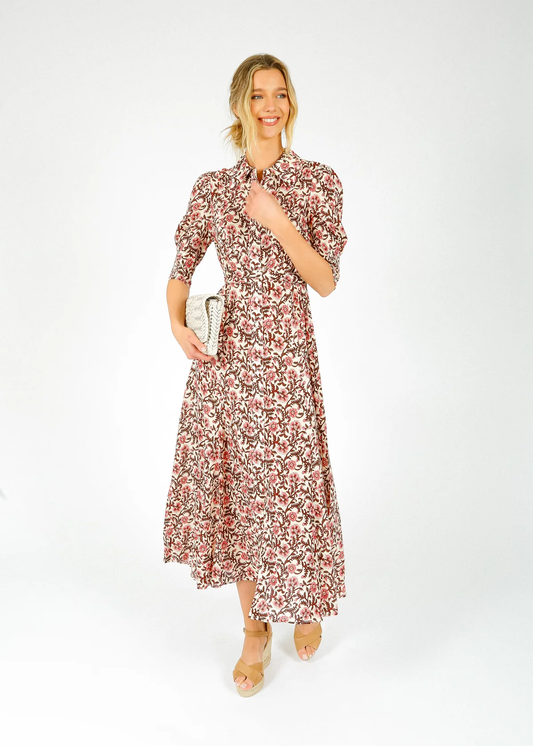 Bloom dress - sarasa rose blush Dresses RIXO