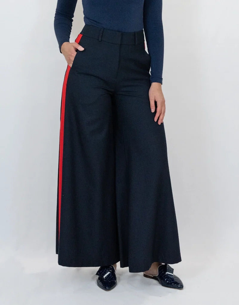 Caputh pant - navy / red Trousers Bearco