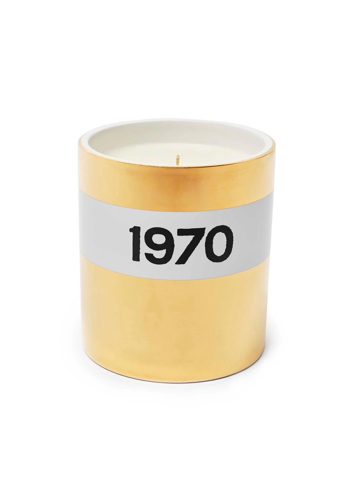 Ceramic 1970 candle - gold Accessories Bella Freud