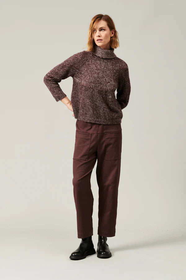 Cfdtry16511 jumper - aubergine Jumpers TRANSIT