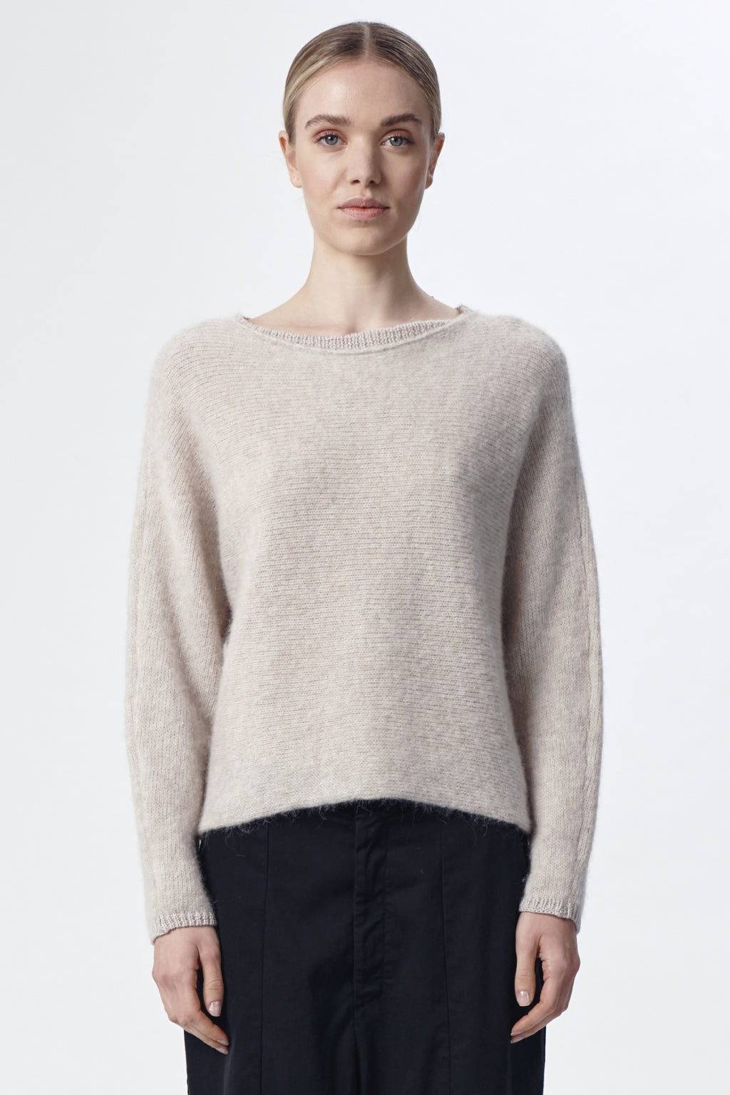 Cfdtry16512 jumper - sand Knitwear TRANSIT