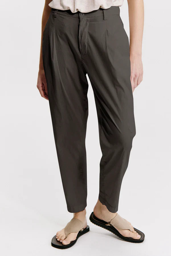 Cfdtrzm224 cotton stretch trousers - mud Trousers Transit