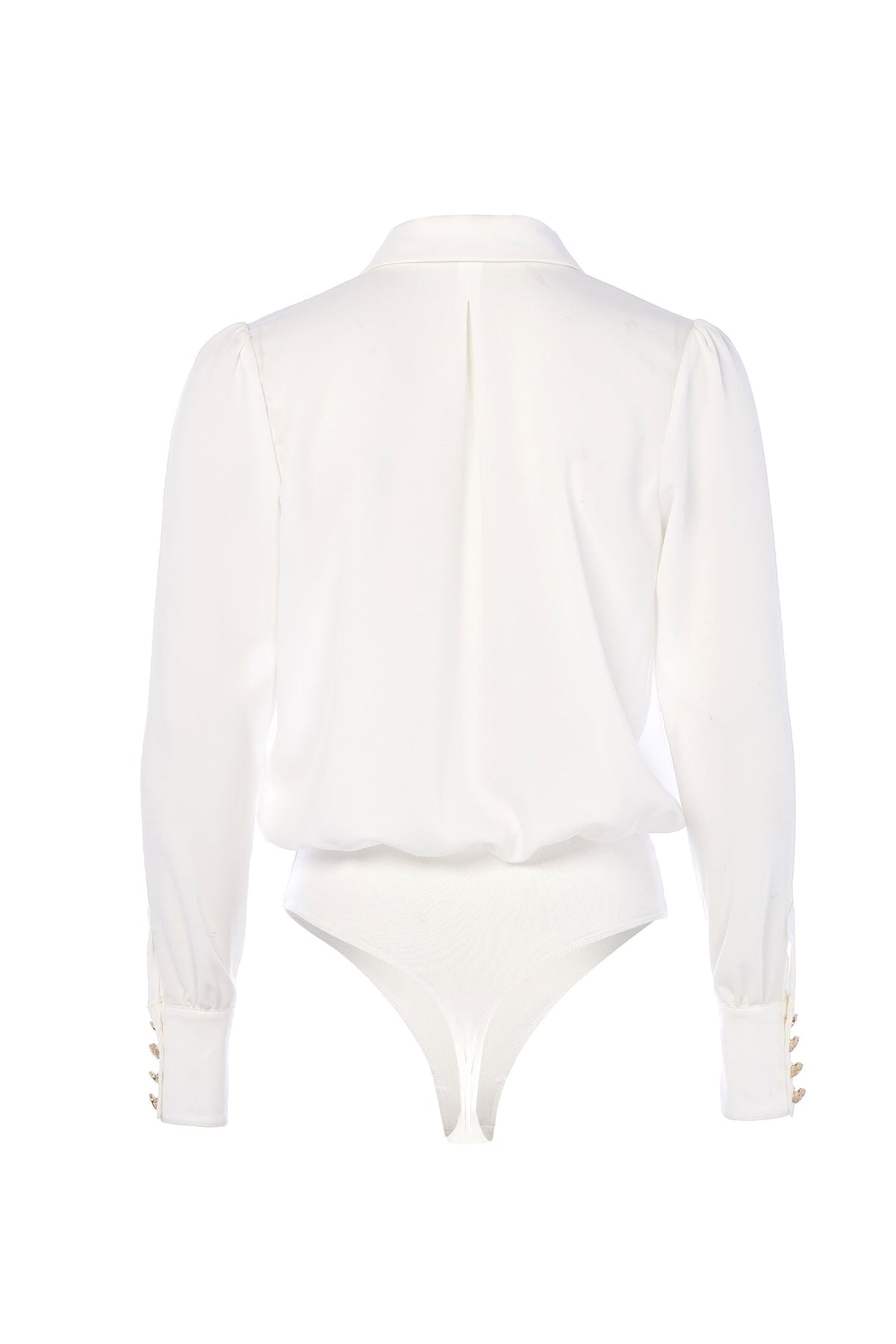 Cupro shirt bodysuit - white Shirts & Blouses HOLLAND COOPER