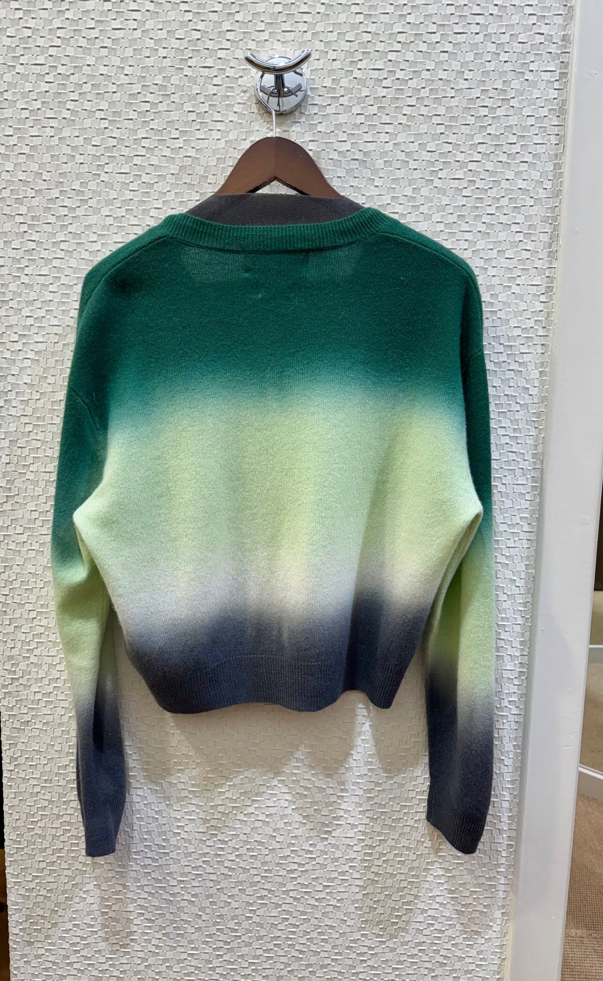 Dip dye malibu v - forest Sweater Colorush