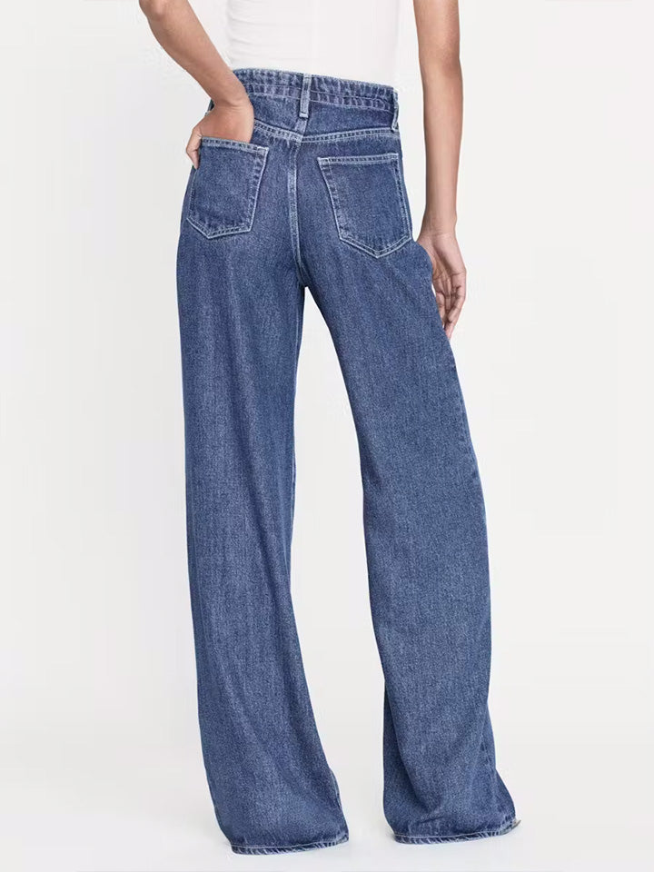 Drawstring wide leg - ghost Denim Jeans Frame