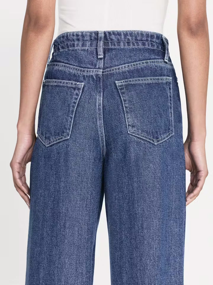 Drawstring wide leg - ghost Denim Jeans Frame