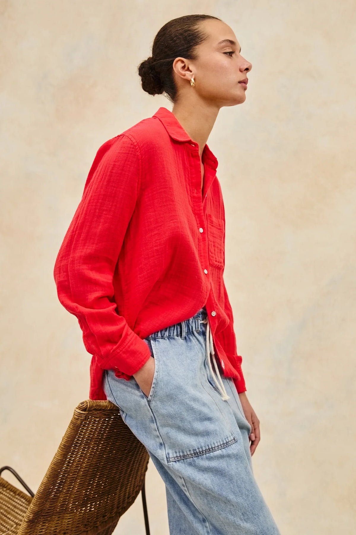 Ellis shirt - cherry Shirts Rails