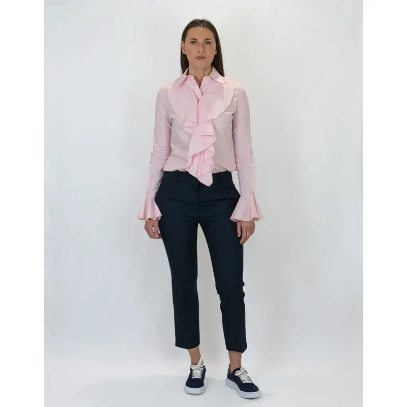 Emily frill shirt - pink Shirts Bearco