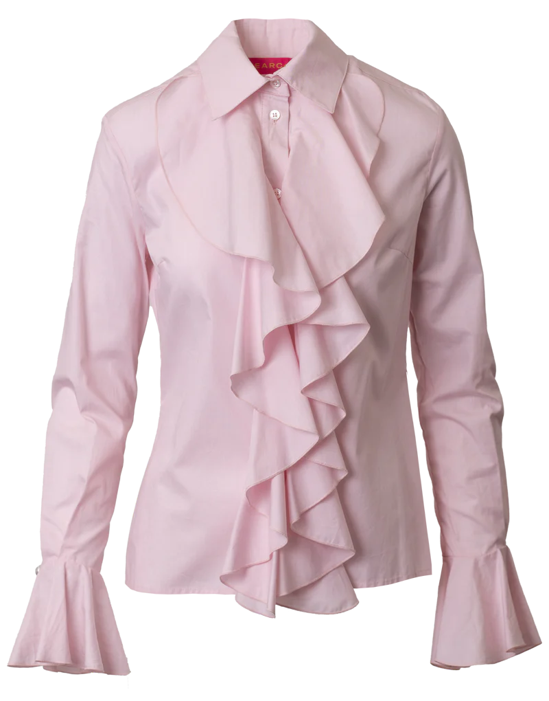 Emily frill shirt - pink Shirts Bearco