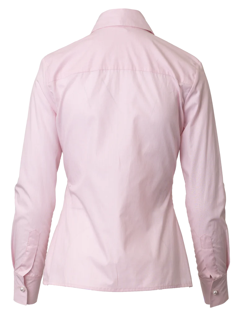 Emily frill shirt short cuff -pink Shirts Bearco