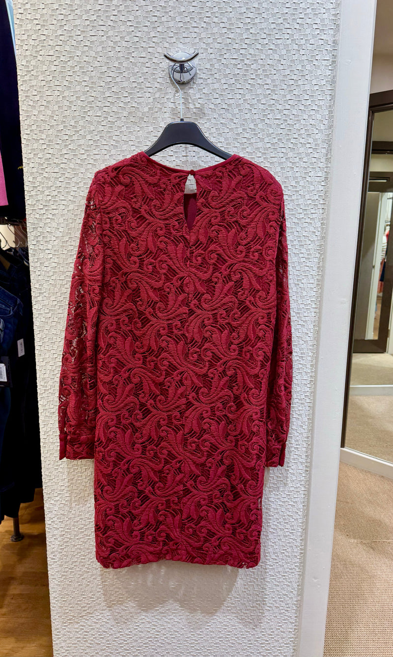 Esordio embroidered dress - bordeaux Blazers MaxMara