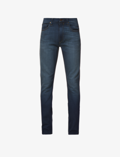 Federal straight leg slim fit stretch denim jeans - blakely