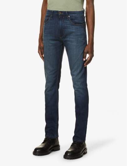 Federal straight leg slim fit stretch denim jeans - blakely