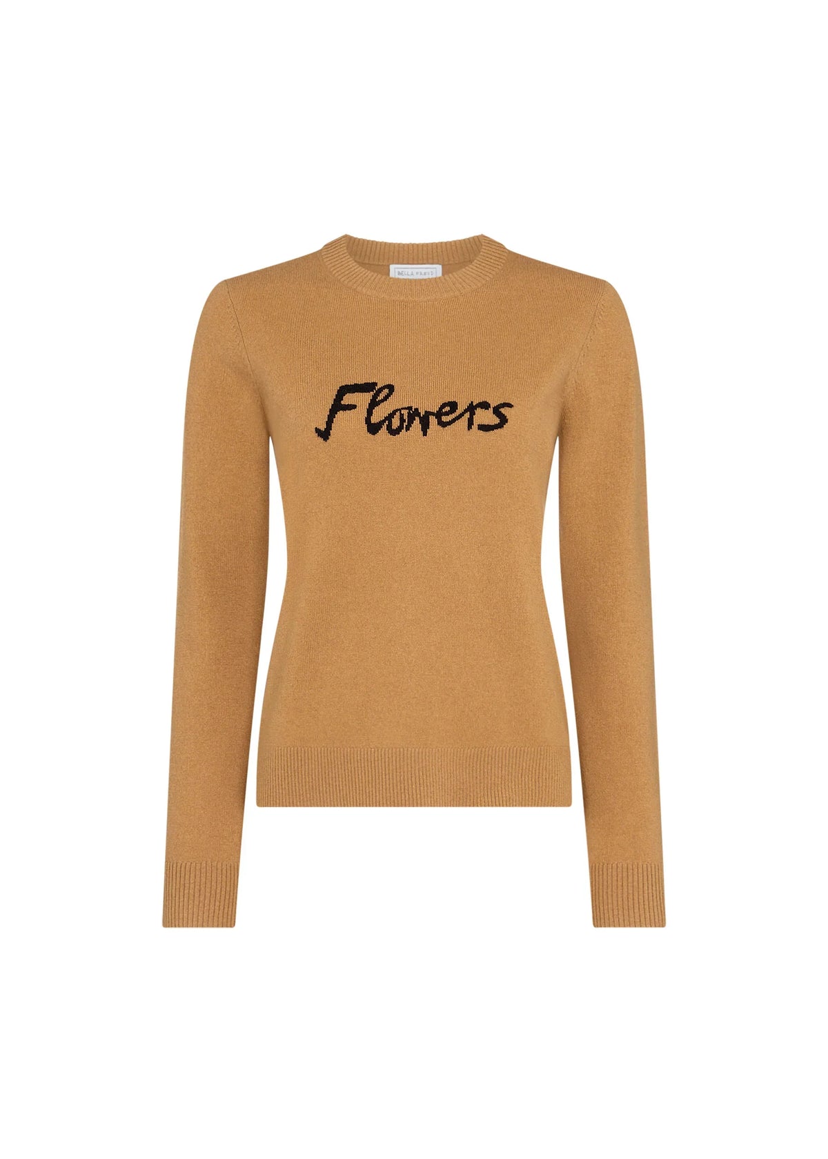 Flower jumper - brown sugar Knitwear Bella Freud