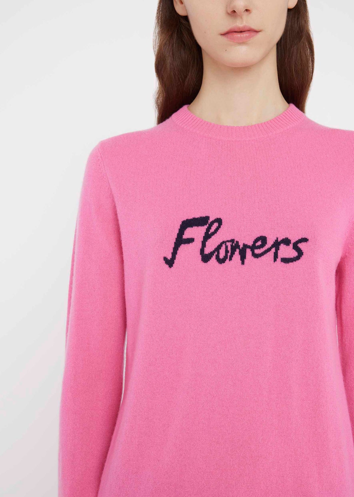 Flower jumper - pink Knitwear Bella Freud