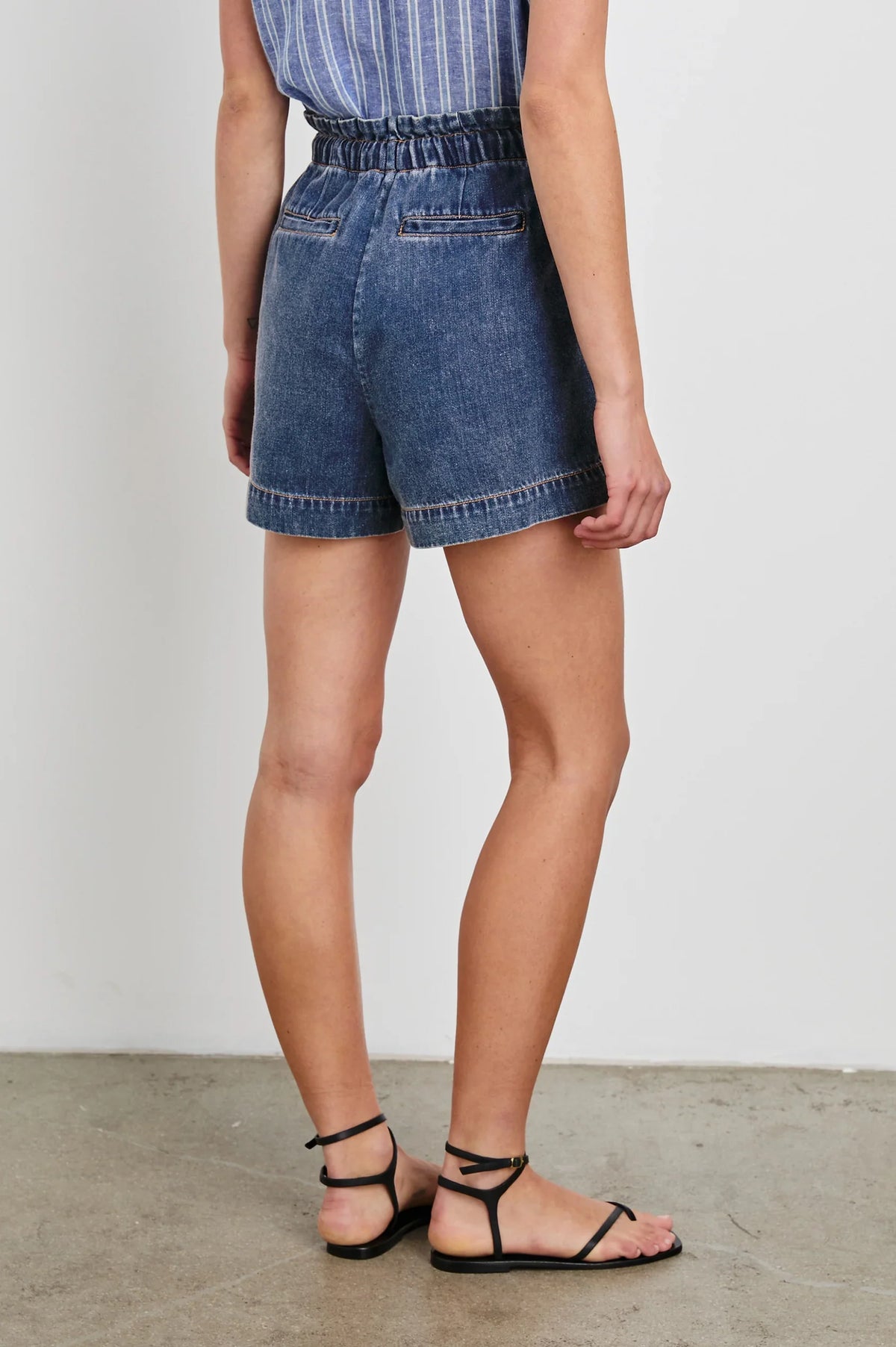 Foster short - classic blue denim Shorts Rails