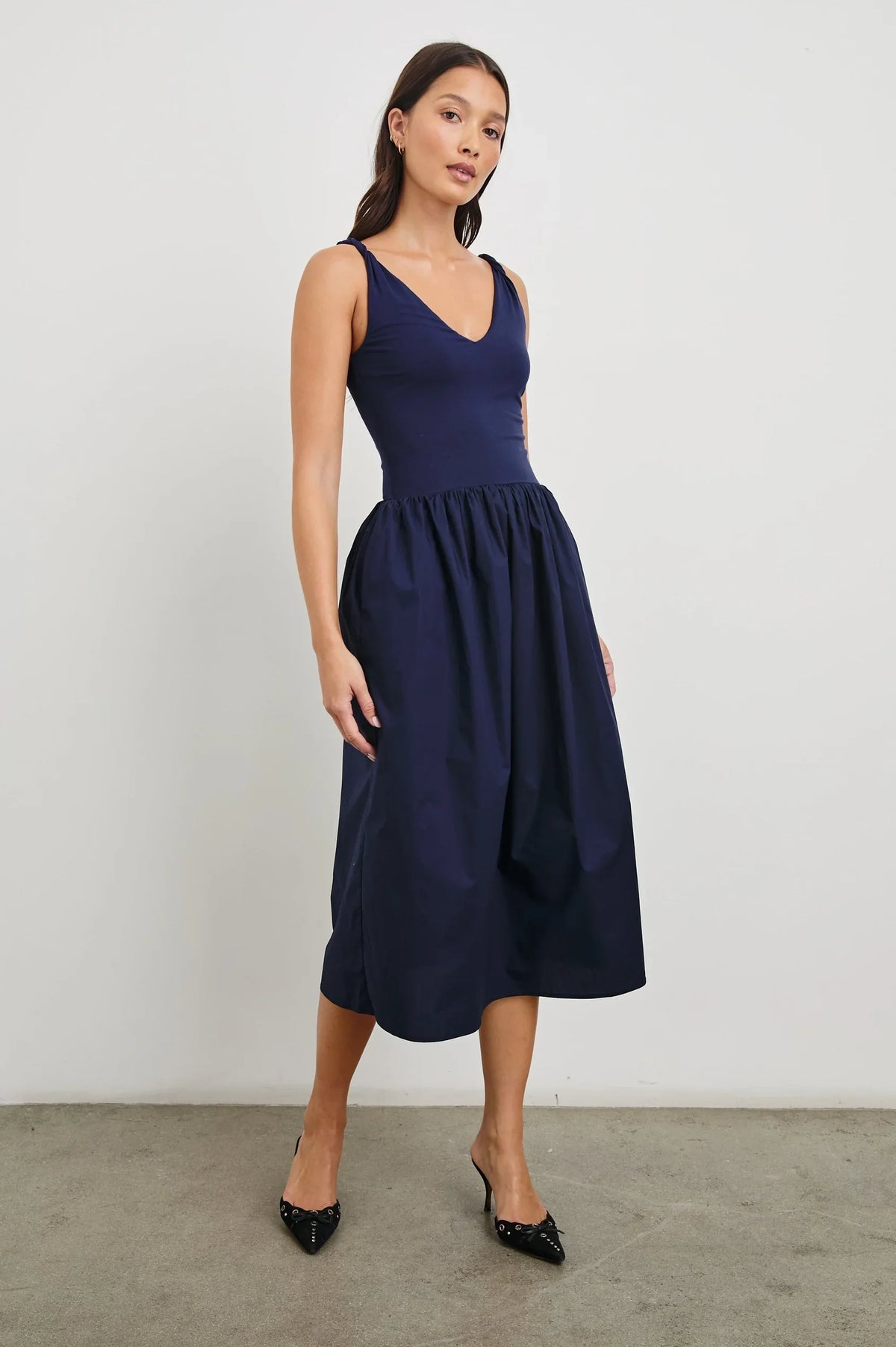 Franca dress - navy Sweater Rails