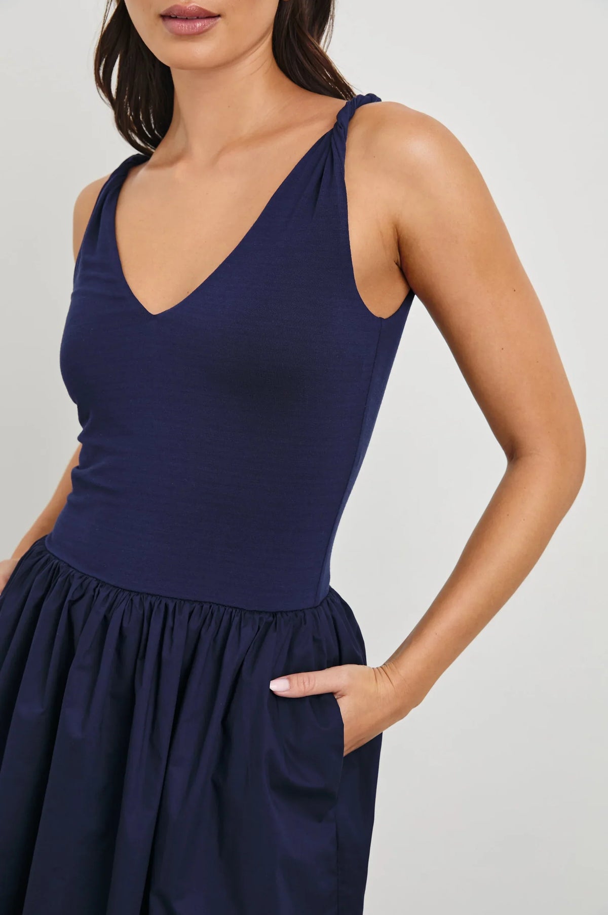 Franca dress - navy Sweater Rails