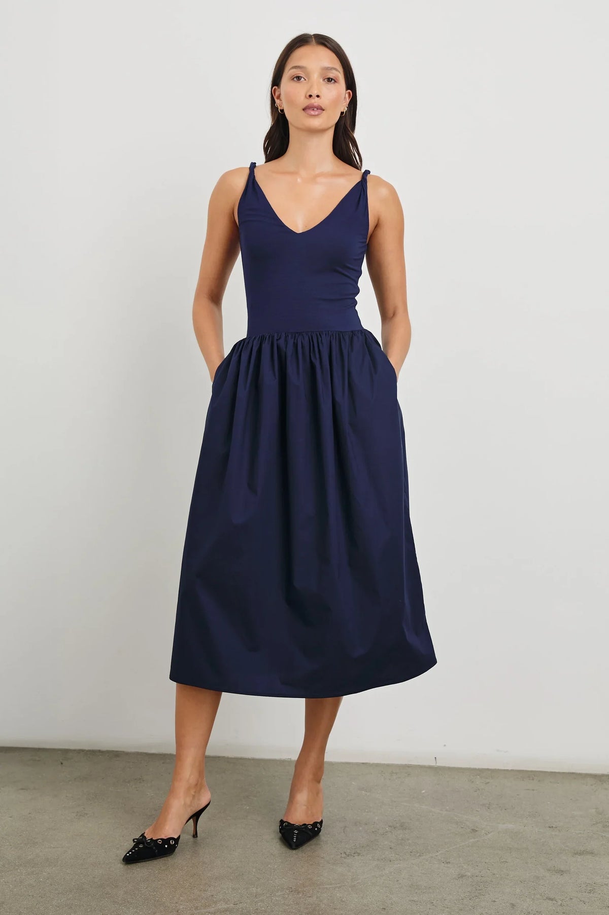 Franca dress - navy Sweater Rails