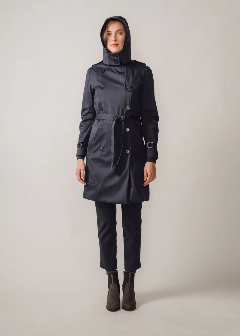 Frida raincoat - navy Rain Jackets BEIRA