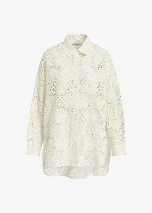 Fummer broderie anglaise shirt - off white Shirts & Blouses