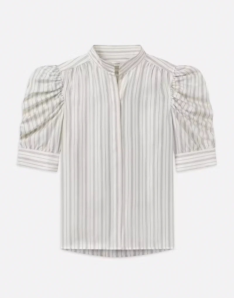 Gillian top - cream stripe Blouse Frame